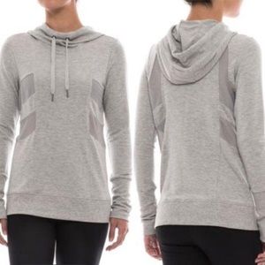 yogalicious mesh insert sweatshirt